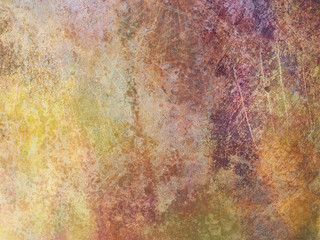 old cracked wall in colorful pastel tone background