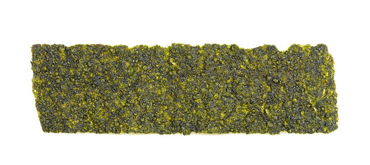 Dried seaweed isolated on the white background © khumthong