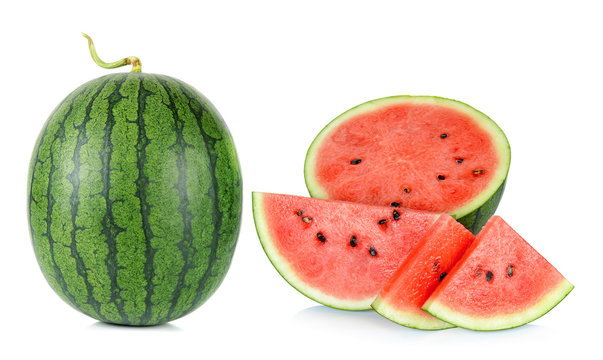 watermelon isolated on the white background