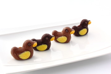 canards en chocolat