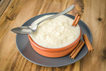 homemade rice milk mud