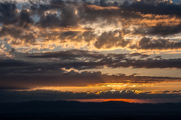 Vosges Mountians Sunset