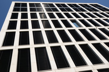 Office building - closed shutter
