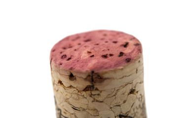 Wine cork, isolated