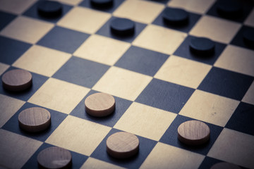 Checkers game detail