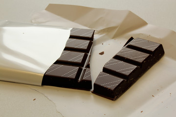 Tafel Schokolade in Verpackung