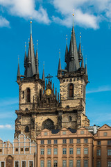 Fototapeta na wymiar Teynkirche in Prag