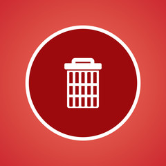 Recycle Bin, Dust Bin, Trash Can, Delete.  Icon