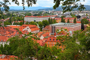 Naklejka premium Ljubljana