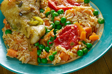 Arroz con pollo a la mexicana