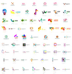 Mega collection of various abstract universal logos