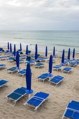 Strand Liegen Leer