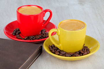 cups of coffee