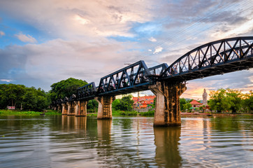 Fototapeta na wymiar Kanchanaburi (Thailand), The Bridge on the River Kwai