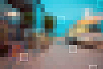 Pixels Geometric Texture