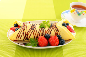 おいしそうなクレープ