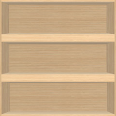 Wood shelf, Design component. vector