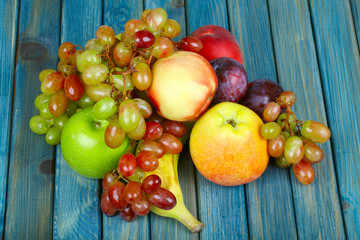 Naklejka na ściany i meble fresh ripe fruits