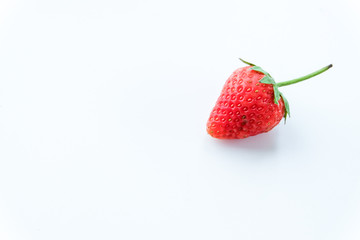 Strawberry isolated on white background cutout