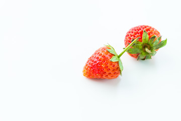 Strawberry isolated on white background cutout