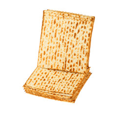 Matzo for pesach pile