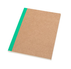 brown cover notebook recycle paper