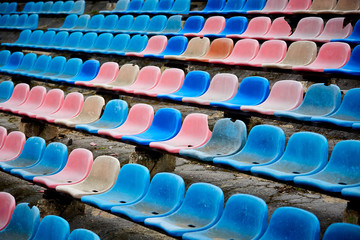 old stadium chairs