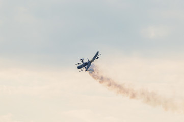 Helicoper stunt maneuver