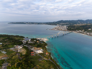 沖縄県本部町空撮