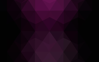 Obraz premium Multicolor dark pink, blue polygonal design pattern, which consist of triangles and gradient in origami style.