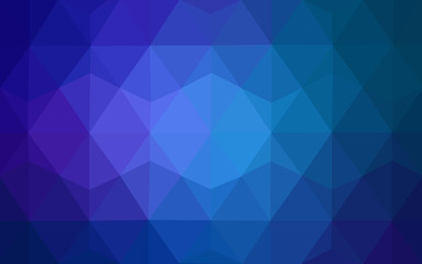 Obraz premium Multicolor dark pink, blue polygonal design pattern, which consist of triangles and gradient in origami style.