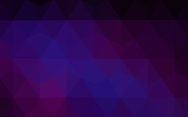 Obraz premium Multicolor dark pink, blue polygonal design pattern, which consist of triangles and gradient in origami style.