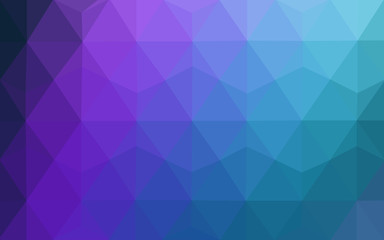 Obraz premium Multicolor dark pink, blue polygonal design pattern, which consist of triangles and gradient in origami style.
