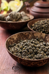 different types of green tea