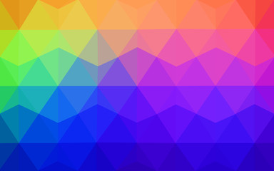 Obraz premium Multicolor dark polygonal design pattern, which consist of triangles and gradient in origami style.