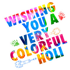 Fototapeta na wymiar Happy Holi background