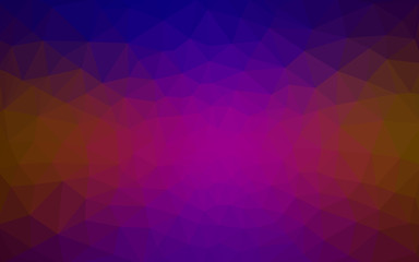 Obraz premium Multicolor dark blue, red polygonal design pattern, which consist of triangles and gradient in origami style.