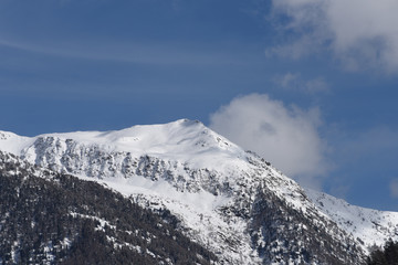 cime innevate montagna inverno ghiacciaio