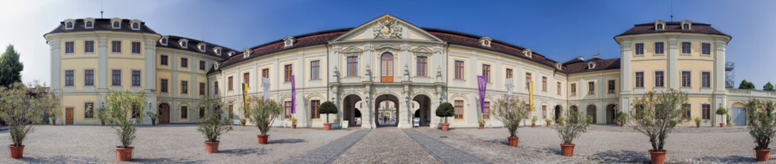 Fototapeta na wymiar Schloss Ludwigsburg Panorama