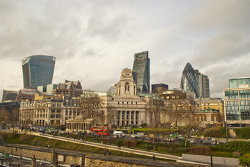 Fototapeta na wymiar Skyline of london, England