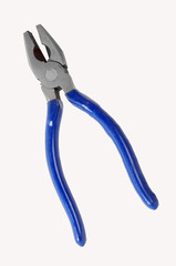 Pliers blue tool isolated
