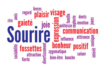 WEB ART DESIGN Tag cloud  sourire  plaisir communication 010