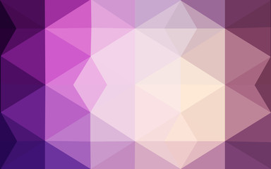 Obraz premium Multicolor dark purple, pink polygonal design pattern, which consist of triangles and gradient in origami style.