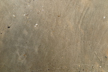 Patterns of sand on the beach