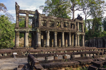 Fototapeta premium Preah Khan temple, Angkor area, Siem Reap, Cambodia