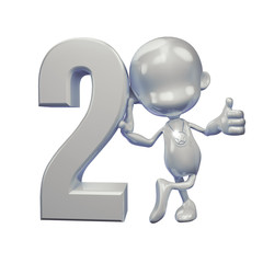 Silver Guy Second Place Number two