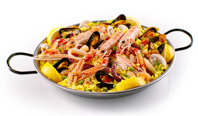 Large shrimp in paella margarita recipe