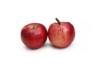 Two red apples