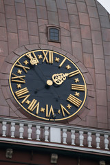 Tower clock of the  famous Dome Cathedral. Riga, Latvia.