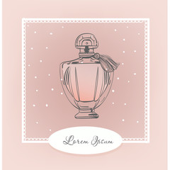 retro bottle of perfume